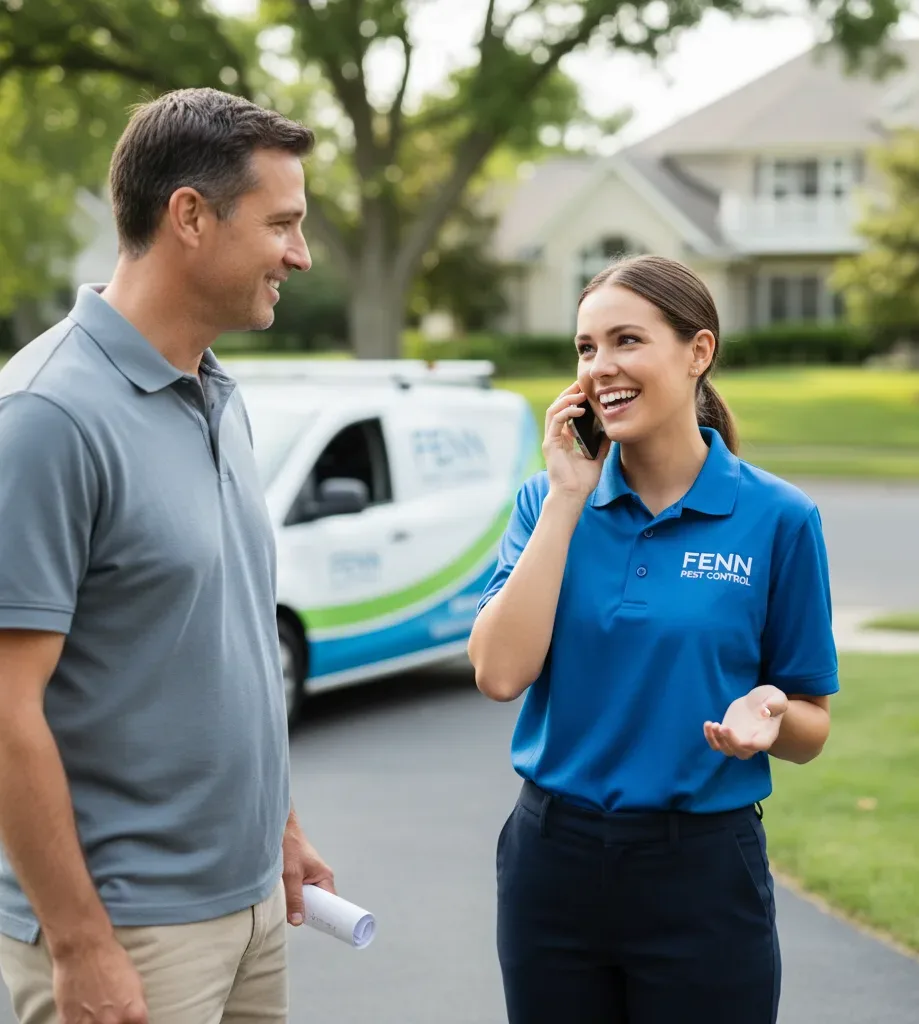 Fenn Pest Control customer support in Walcott